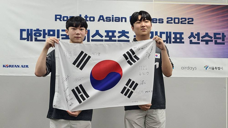 왼쪽부터) 박기영, 곽준혁 선수