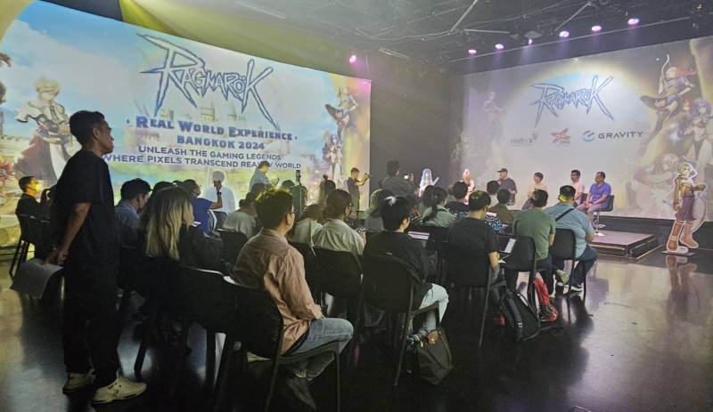 그라비티 게임 테크(GGT) 태국 미디어 컨퍼런스 전경