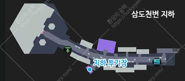 지하 투기장 지도 이미지
