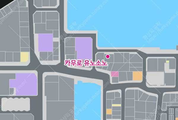 온천 탁구 지도 이미지
