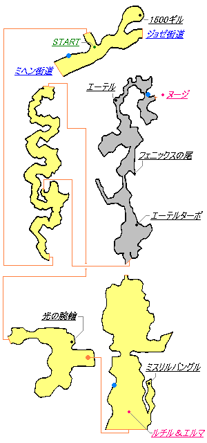 버섯바위 가도 지도 이미지