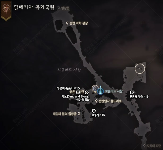 달메키아 보클라드 시장 이미지