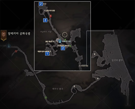 슬픔과 즐거움이 넘치는 거리 이미지