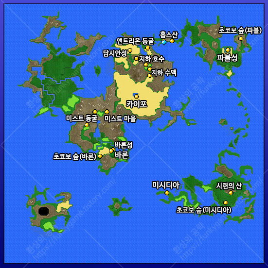 월드맵 시련의 산 이미지