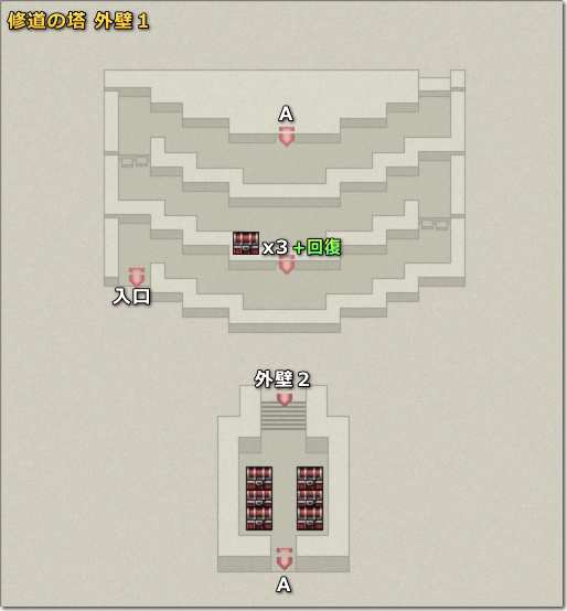 수행의탑 1번지역 지도 이미지