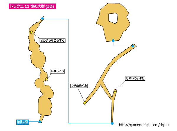 생명의 거목 3DS 지도 이미지