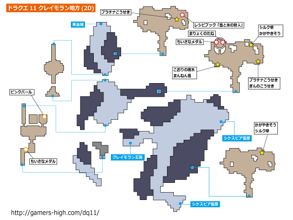 클레이모란 지방 2D 지도 이미지
