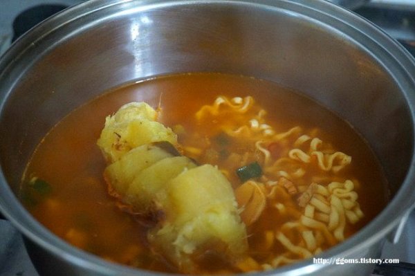 고구마 라면